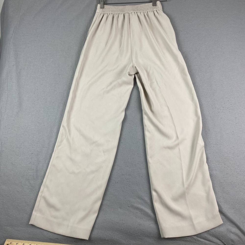 Quince Womens stretch Crepe Set Cropped Jacket XS wide leg pants 2 - Picture 10 of 16